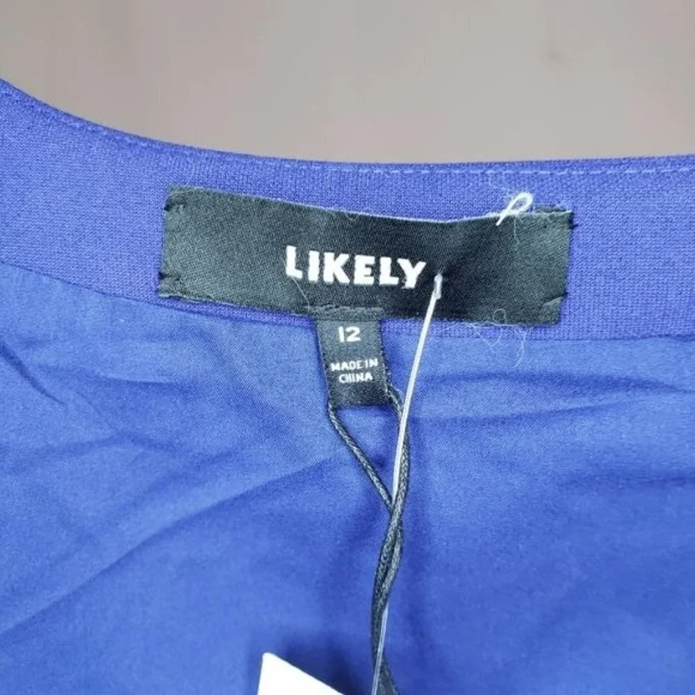 NWT Likely Camden One‎ Shoulder Formal Dress Size 12 - Picture 9 of 10